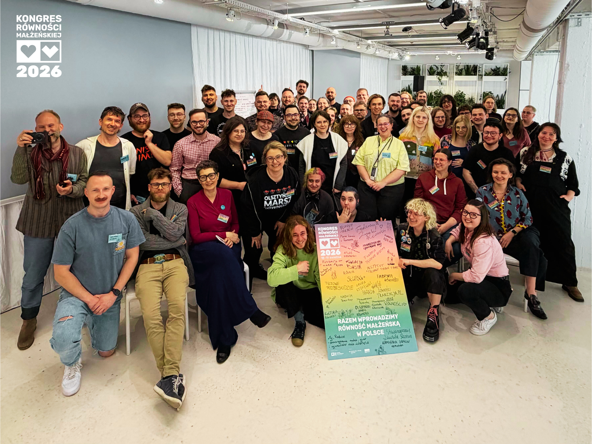 29 organizacji LGBT+ z całej Polski, dwa dni rozmów i jeden wspólny cel. Za nami Kongres Równości Małżeńskiej